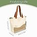 Hundetasche Hunde Tragetasche Für Kleine Hunde Katzen, Faltbare Haustier Tasche Mit Schultergurt, Große Kapazität Bis 7,5–10 kg, Mit Leinenhaken für Reisen, Beige 34×16×37 cm