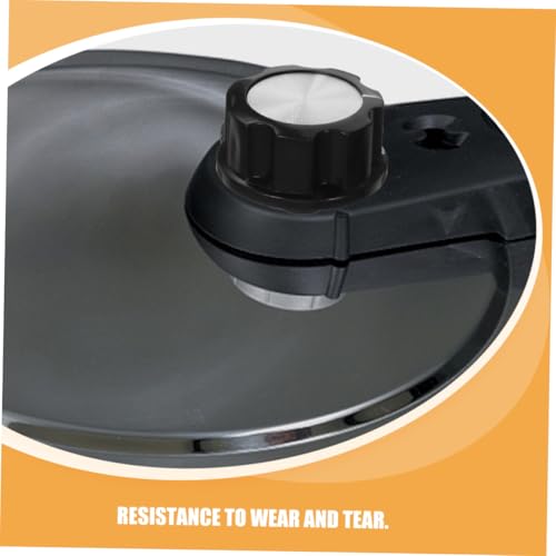 Juego de 3 perillas de control para electrodomésticos de cocina: para ollas a presión, freidoras de aire y otros aparatos, fáciles de instalar, color negro miniatura 7