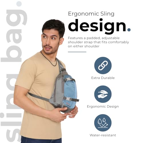 Image of Tressential Sling Bag for Men Women | Cross Body Stylish Bag for Travel, Hiking, College, Camping | Chest Bag | Shoulder Bag