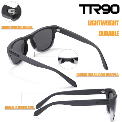 Men's Sunglasses Polarized Square Large Sun Glasses Trending Shades Fashion Sunnies Driving Fishing SY61192