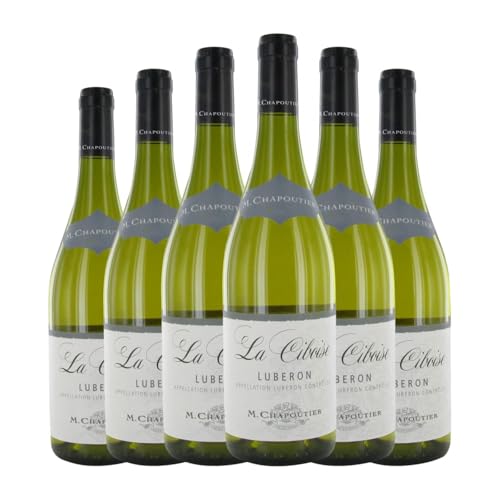 Caja de 6 Botellas Michel Chapoutier La Ciboise Blanc Côtes du Luberon 75cl – Vino Blanco Premium Caja de 6 Botellas Michel Chapoutier La Ciboise Blanc Côtes du Luberon 75cl – Vino Blanco Premium