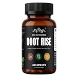 The Antidotes Root Rise – Adaptogenic Herbal Blend with Ashwagandha, Maca & Turmeric – Natural Stress Relief, Energy & Hormone Support – Vegan, Halal & Plant-Based – 60 Capsules (30 Day Supply)