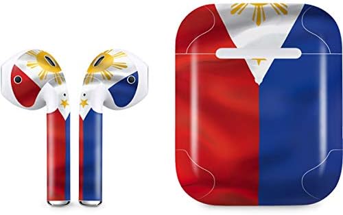 Skinit Decal Audio Skin Compatible with Apple AirPods 2 - Philippines Flag Design