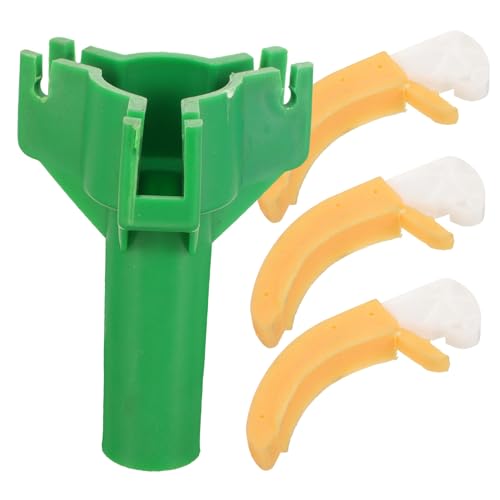 VICASKY 摘果器爪頭 高耐久橡?製フルーツピッカー爪 果実収穫用オレンジ リンゴ モモ等対応 摘果器支架取付簡単 高負荷対応果物摘み工具