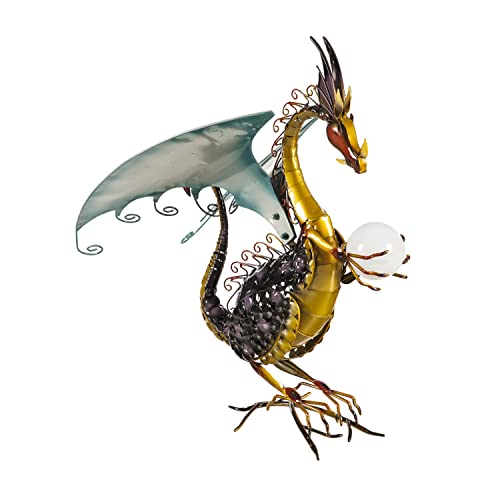 Figura Decorativa Dragón para Jardín 13.75x19x25.4 in miniatura 1