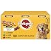 Price comparison product image Pedigree Adult Wet Dog Food Tins Mixed Selection in Jelly 24 x 385g  Chicken, Lamb & Beef, for Healthy Skin, Coat, and Immune Support