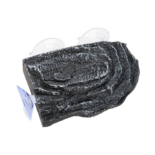Turtle Basking Platform for Aquatic Pets - Extra Large Basking Platform for Aquatic Turtles with 3 Strong Suction Cups, Floating Resting Dock for Turtle Tank & Aquarium