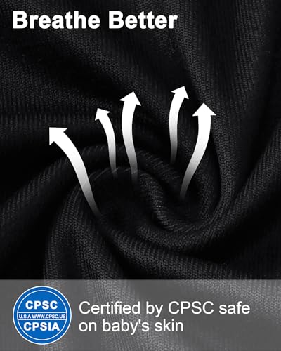 Mikrdoo Boys Pajamas Long Sleeve Soft Stretchy Ribbed Knit PJs for Active Toddlers & Kids Sleepwear 2-12 Years4