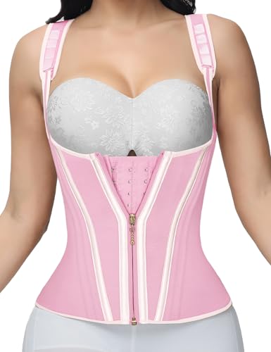 Image of SHAPSHE Waist Trainer for Women, Tummy Control Sports Girdle, Workout Body Shaper with Adjustable Shoulder Strap