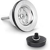 Siphonly Edelstahl Ablaufventil für Waschbecken 1 1/4