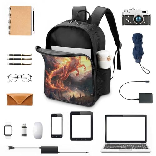 Mochila guardería pequeña Flame Pterosaur para el regreso a clases preescolar y excursiones 4
