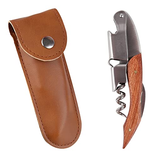 Professional Waiters Corkscrew Wine Bottle Opener (rosewood)