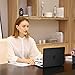 MOSISO Compatible with MacBook Air 13 inch Case 2025 2024 2023 2022 M4 A3240 M3 A3113 M2 A2681, Plastic Hard Shell&Keyboard Cover&Screen Film&Type C for MacBook Air 13.6 inch Case, Black