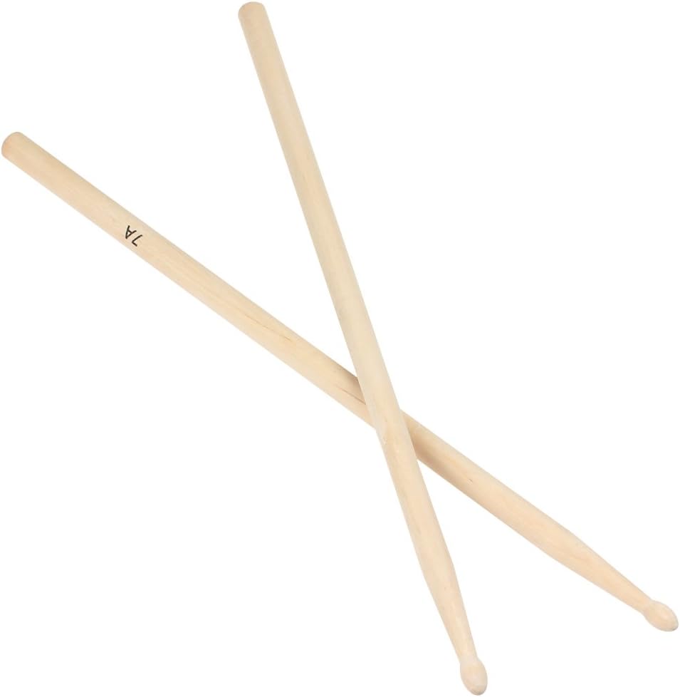 YiPaiSiDrum Sticks 7A Drumstick, Classic Drum Sticks Maple Drumsticks, Maple Wood Drumsticks, Wood Tip Drumstick for Students and Adults