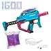 Nerf Pro Gelfire X MrBeast Blaster, 1600 Rondas Gelfire, 300 tolva Redonda, batería Recargable, Gafas