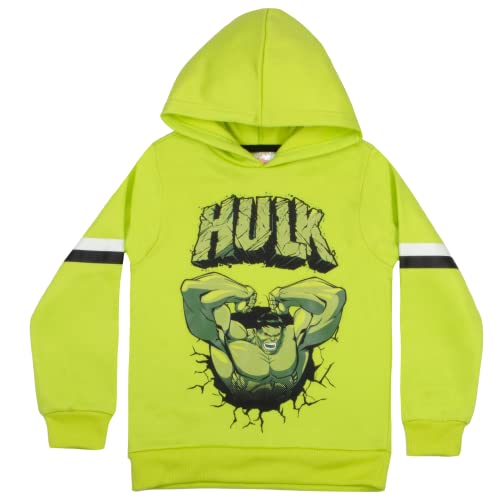 Image of Marvel Avengers Spider-Man Black Panther Miles Morales Boys 2-Piece Fleece Sets, Fleece Hoodie and Pants Bundle Set for Boys
