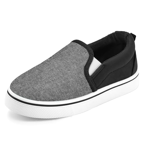 Image of K KomForme Toddler Sneakers for Girls Boys Slip On Canvas Walking Shoes | Lightweight, Comfortable