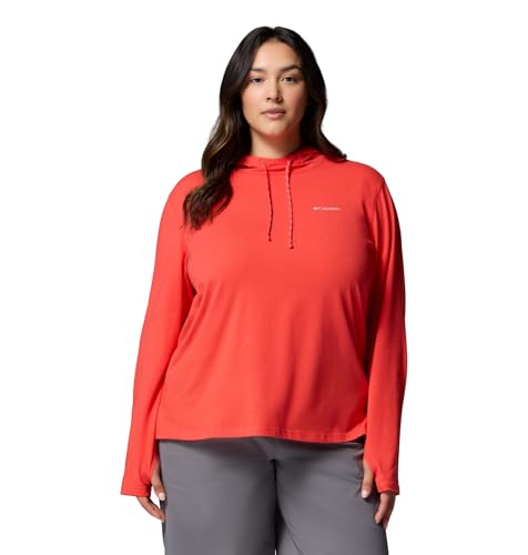 Columbia Women's Sun Trek Hoodie II, Poppy Red, Large - image 5