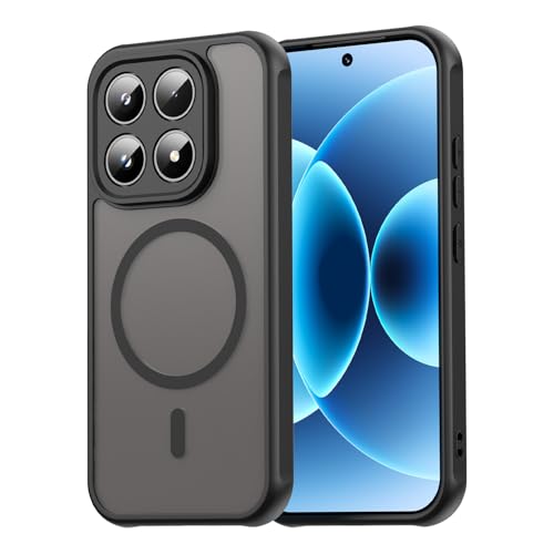 Image of Compatible with Xiaomi 17 Case Cover,Compatible with MagSafe,Anti-Fall,Compatible with Xiaomi 17 5G 25113PN0EC Cell Protective Phone Case Black