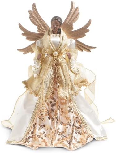 Raz Imports 2023 Bon Noel 18" Angel Tree Topper