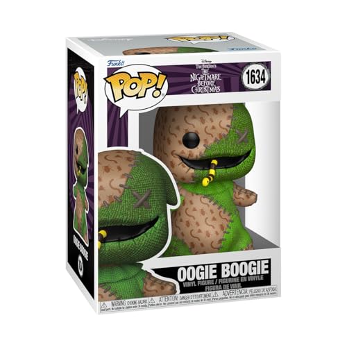 Funko Pop! Disney: Patchwork - Oogie Boogie - TNBC - Figura de Vinilo Coleccionable - Idea de Regalo - Mercancia Oficial - Juguetes para Niños y Adultos - Cartoon Fans - Muñeco para Coleccionistas