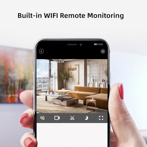 Wokoy Baby Monitor Camera High Definition Smart Two-Way Voice Call Remote Camera with Night Vision Wireless Mobile Intercom for Babies Pets - Thumbnail 7
