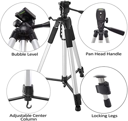 Ultrapro 72" Inch Aluminum Camera Tripod + Wireless Remote Bundle For Nikon Digital Cameras, Includes Ultrapro Microfiber Cleaning Cloth #TOP5