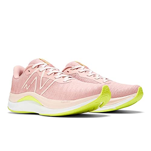 New Balance Women's FuelCell Propel V4 Running Shoe, Pink Moon/Quartz Pink/Thirty Watt, 9.5