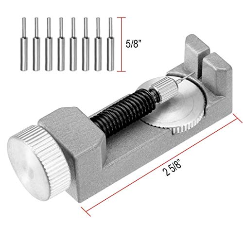 Image of DIY Crafts Pattern No # 9, Repair Tool Kit, Watch Band, Watch Band Adjustment Strap Link Pin Remover Watchmakers 3X Extra Pins Watch Band Sizing Tool Compat (Pattern No # 9, Repair Tool Kit)