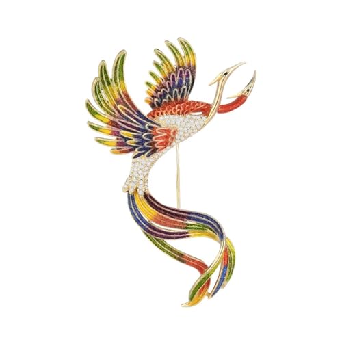 Image of HETICA Women Animal Floral Brooch Pin Accessory Perfect as a Gift for Anniversary Celebrations, Parties, Or Everyday Wear