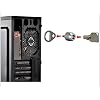 Security Keys Lock Protections Anti-theft Desktop Computer Management Computer Case Lock with Keys Replacement Security Lock Replacement