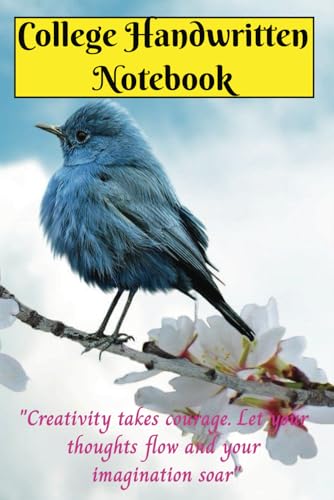 College Handwritten Notebook: "Unleash Your Imagination and Capture Every Idea"