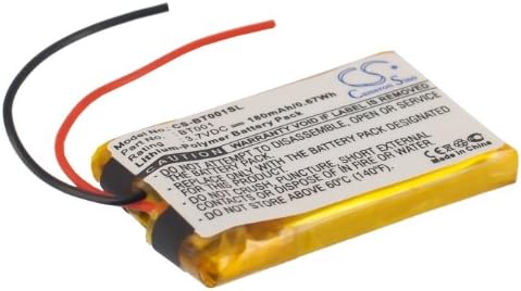 Cameron Sino New 180mAh/0.67Wh Replacement Battery Fit for Globalstar 001, BT-001, BT-001 Bluetooth GPS
