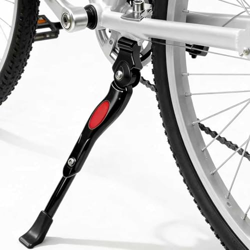 Csoalpo Kickstand for Kids Bike, Adjustable Premium Bike Kickstand for 16 18 20 Inch Wheels, Upgraded Aluminum Alloy Center Mount Stand for Children's Mountain and Road Bicycles.