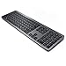 Produktbild CSL - Kabellose Tastatur mit Ziffernblock - Wireless Keyboard mit Numpad 2,4 Ghz - Deutsch QWERTZ Layout 110 Tasten  12 FN-Tasten - Multimedia  LED Anzeige  Kompatibel mit Windows - Space Grey