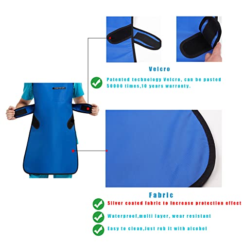 SHINRAY 0.5mmpb Xray Lead Apron for Xray with Thyroid Shield Collar