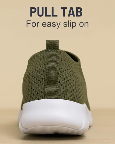 Image of Kraasa Tread Walking Shoes for Men | Knitted Slip-On Sneakers