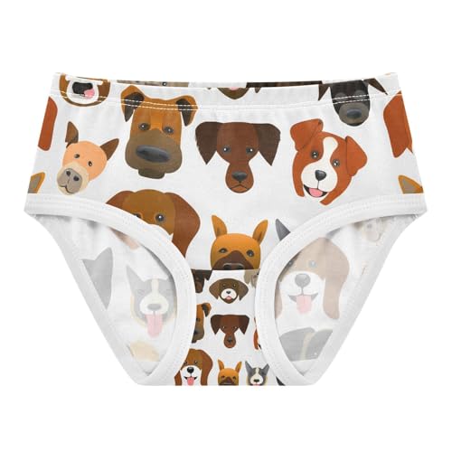 Dog Faces Toddler Girls's Underwear 2T 202c1441