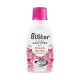 Buster Plughole Sanitiser Gel (Berry) Fast-Acting Sink and Drain Cleaner for Bad Smells and Stains, Kills 99.9% Germs, Freshens Drains & Stainless Steel Sinks, Long-Lasting Scent, 300ml - Made in UK