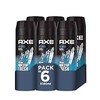Axe Bodyspray Leather & Cookies – Deo Ohne Aluminium, 48h Schutz, 3er Pack à 150 Ml