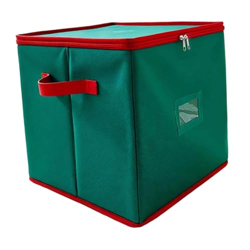 Boîte de rangement pour décorations de Noël à fermeture éclair avec 64 compartiments - 7