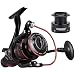 KastKing Sharky Baitfeeder III Spinning Reel 10+1 Shielded Stainless Steel BB - Carbon Fiber Drag for Live Liner Bait Fishing Action