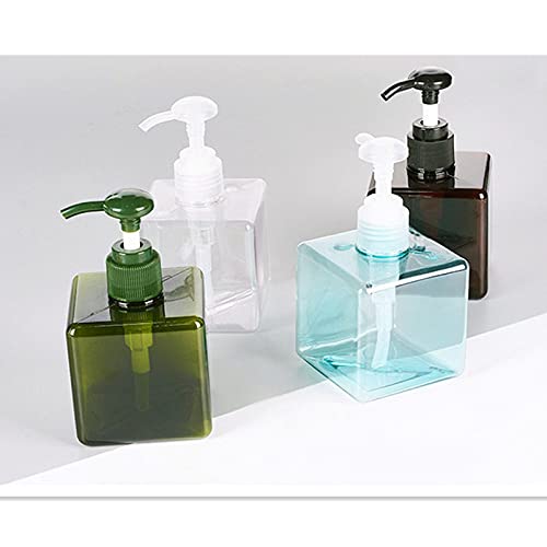 2pcs Shower Gel Shampoo Press Hair Conditioner Bottle Plastic Storage Bottles Empty Refillable Press Dispenser 250ml Bottle_voghion.com