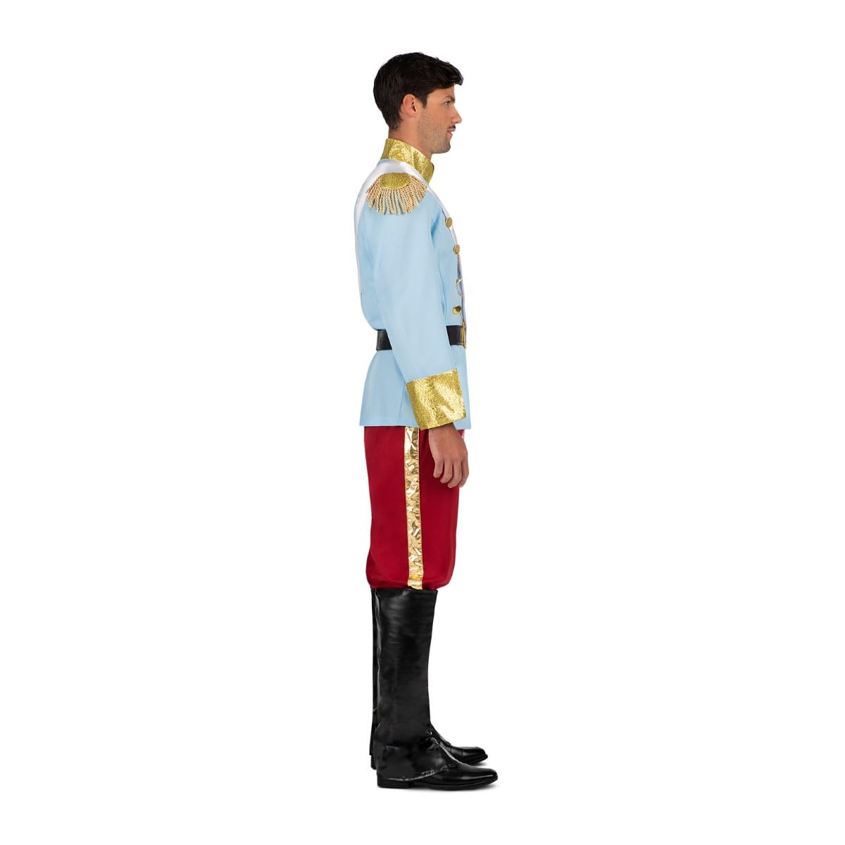 My Other Me ME FUN COMPANY, S.L. Costume Principe Blu M (Giacca, cintura, pantaloni e copristivali)