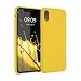 Produktbild kwmobile Hülle kompatibel mit Apple iPhone XR Hülle - Silikon Handy Case - Handyhülle weiche Oberfläche - kabelloses Laden - Strahlend Gelb