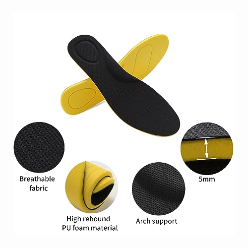5 pares de plantillas elásticas para zapatos unisex XL miniatura 3