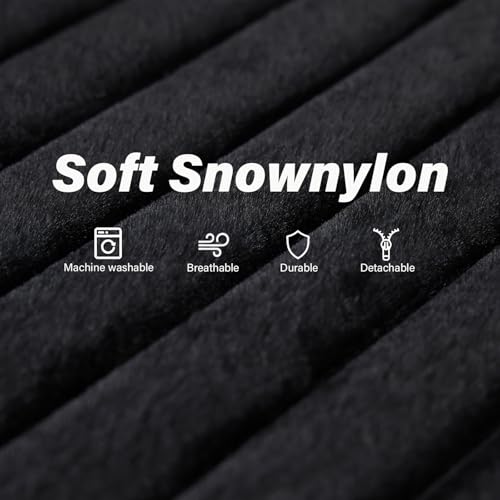 Image of Tiita Folding Sofa Bed Twin Size, Convertible Sleeper Chair Mattress with Pillow, Thick Corduroy Floor Mattress Couch Bed with Side Pocket, Guest Room, Dorm, Apartment, Balck