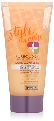 Pureology | Curl Complete Style & Care Infusion | Frizz Protection | Leave-in Cream-Gel | Vegan | 5.0 oz.