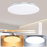 Pufier LEDシーリングライト 8畳～10畳(最大38W) 4800LM 天井照明器具 おしゃれ 蛍光灯 調色/調光タイプ 昼光色 電球色 赤外線リモコン付 調光タイプ LEDライト 豆電球常夜灯モード メモリ機能 15分/30分/60分スリープタイマー 玄関 寝室 和室 台所 洗面所（スマホ操作非対応）