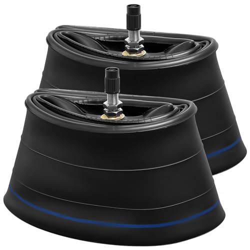 PaoWin 2本,3.00-14 チューブ 肉厚 頑丈,バルブ TR4, 3.00-14 タイヤチューブ 適用 3.00-14 90/100-14 バイク/原付バイク